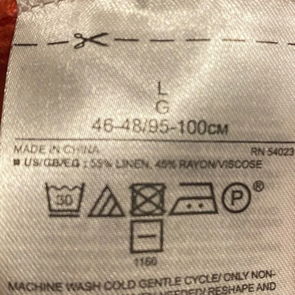 Orange light long sleeve Banana Republic sweater size L​ - Picture 5 of 5